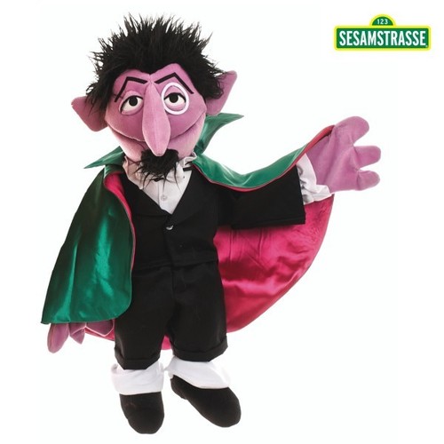Handpuppe graf zahl 65cm - graf,