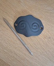 Handgemachte Mittelalter-Haarspange Leder Mittelaltermarkt LARP