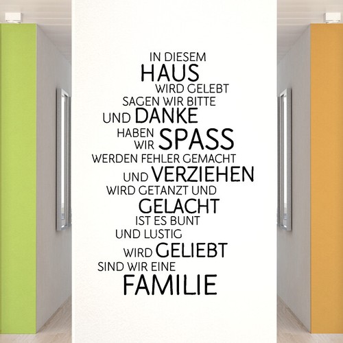 Wandtattoo wandsticker - wandtattoo,