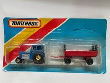Matchbox TP-108 Ford traktor & Hay Trailer  Diecast