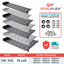 19-Zoll 1HE 2HE Fachboden ECO