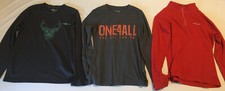 3 langarm Ski- Funktionsshirts