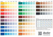 decolor Volltonfarbe 250 ml Abtönfarbe in 25 Farben An-Mischfarbe innen & aussen