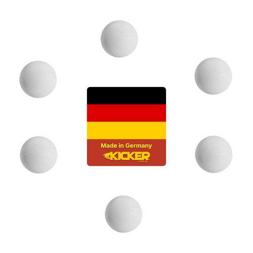 Kickerbälle profi 6er - kickerbälle, set
