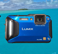 Panasonic Lumix DMC-FT5 Full HD Outdoor Wasserdicht WiFi GPS blau
