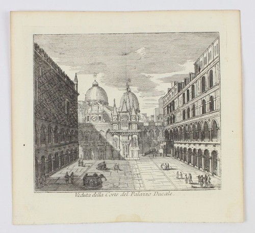 Veduta della corte del palazzo - veduta,