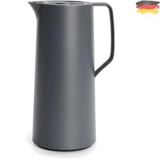 Motiva Thermoskanne 1l, Isolierkanne mit Quick-Press-Verschluss, 12h heiß, 24...
