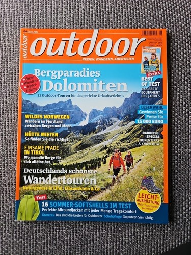 Zeitschrift outdoor juni - zeitschrift,