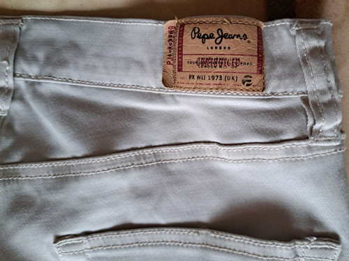 Hose satin pepe jeans - hose, beige
