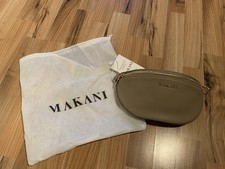 Orig. Makani Noa Chest Bag Crossbody Bag Schulter Tasche Taupe Leder