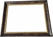 Leerrahmen Bilderrahmen-Holz-Barock-Sondermaße-alle Größen 451 Schwarz -Gold