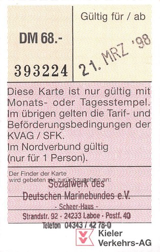Kiel superticket monatskarte - kiel,