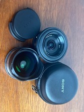 Sony Fisheye Konverter + Sony Alpha SEL16F28 16 mm F/2.8 E Objektiv 