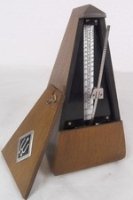Wittner mech. Metronom  Vintage 60er Jahre  mit Glocke Nussbaum Made in Germany