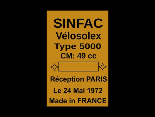 Velo solex 5000 sinfac - velo, solex+