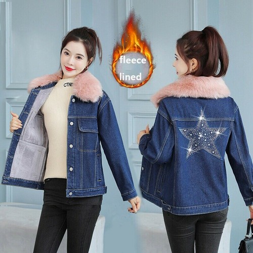 Damen jeansjacke jeans mantel - jeansjacke,