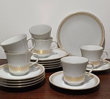 PMR Bavaria Jaeger & Co - Kaffeeservice 6 Gedecke Gold dekoriert