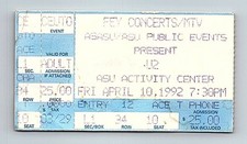 U2 Konzert Ticket Stumpf April