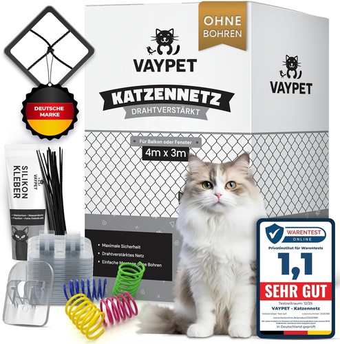 Vaypet katzennetz für balkon - vaypet,