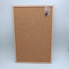 Raylu Papier Natürliche Korkplatte Kiefernholzrahmen Pinnwand Montageset Montage