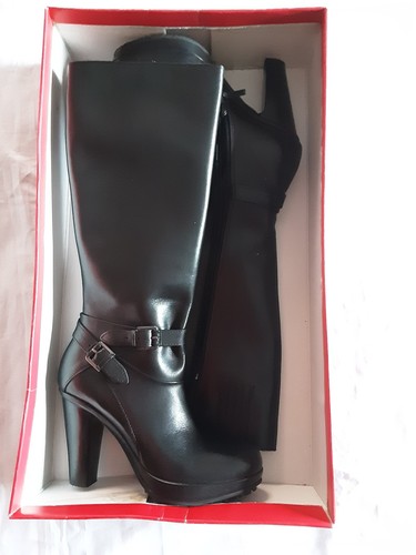Damenstiefel schwarz von