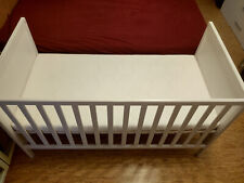 Ikea SUNDVIK Babybett Kinderbett 70x140cm (weiß) + SKÖNAST Schaummatratze 70x140