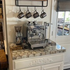 122cm x 91.4cm Weiß Achat Mit