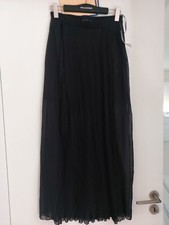 Zara Maxi Langer Rock Schwarz