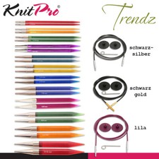 KnitPro Trendz Austauschbare Nadelspitzen Acryl 13 Größen und passende Seile