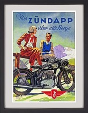 Retro Poster "Zündapp"