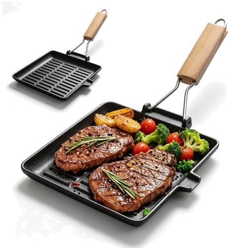 Gusseisen grillpfanne - gusseisen,