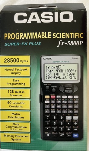 Casio fx5800 - casio, p