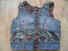 CARBONE schöne Jeansweste Gr