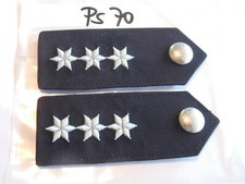 Polizei Schulterstücke blau 3 weiße Sterne PHK Nordverbund 1 Paar (ps70)