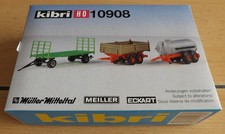 Kibri H0 10908 Bausatz Anhänger-Set "Müller Mitteltal, MEILLER, ECKART"