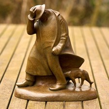 Bronzeskulptur „Schäfer im