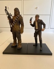 Star Wars ArtFx Kotobukiya Han Solo & Chewbacca Figuren.