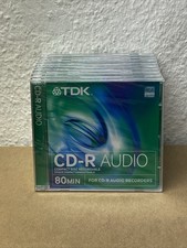 10x TDK CD-R 80 Minuten Audio