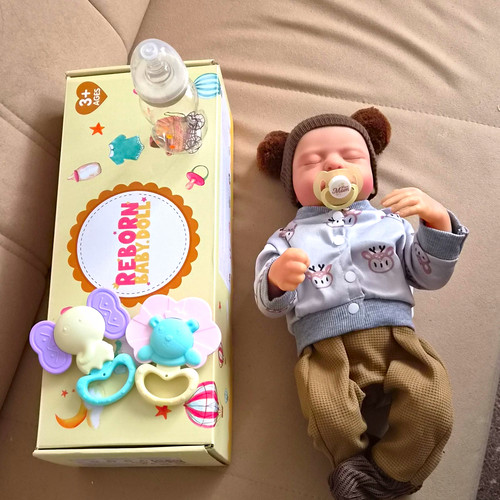 Rebornpuppe babys mit zubehör - rebornpuppe,