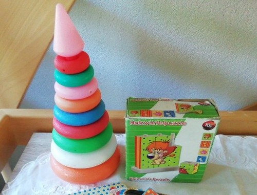 Spielzeug pyramide vintage - spielzeug,