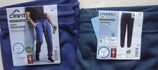 2 Stück Hose Jogginghose Sweathose Hose lila + grün  Gr. L  Livergy + Crivit