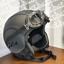 Vintage Custom Leder Helm