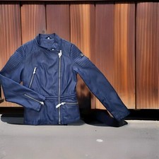 NEU weiche Kunstleder Biker Jacke XS 34 FRITZI v PREUßEN elastisch