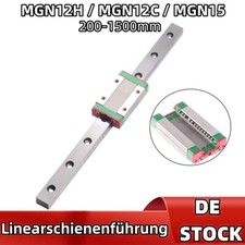 MGN12H MGN12C MGN15 Linearführung Gleitschiene Linear Rail mit Block 200-1500mm