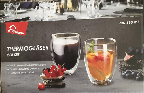 Kitease thermogläser set - thermogläser, 2x