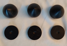 3x Ebenholz Holz Lautsprecher