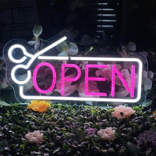 Neon led barber schild - schild, für