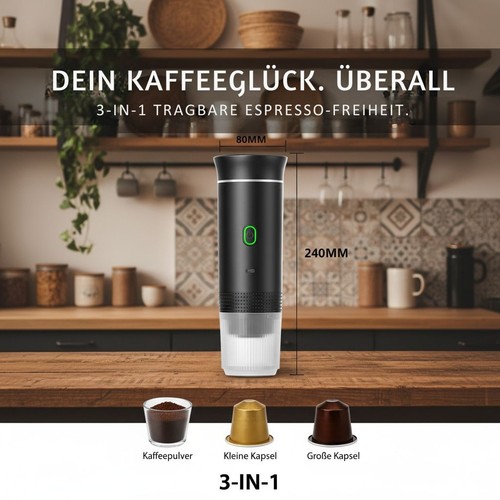 Tragbare espressomaschine - tragbare,