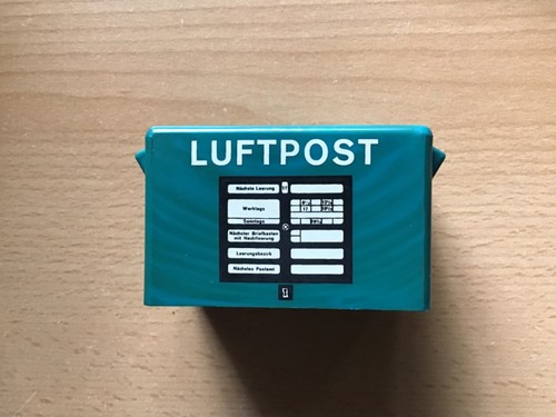 Briefkasten spardose luftpost - spardose,