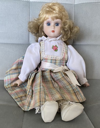 Vintage porcelain head doll - vintage,